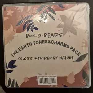 Box-O-Beads Earth Tones & Charms Pack – Pink and Mauve Bead Kit